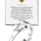 Hope Rings – Just Breathe Ring (1 Pcs) – Adjustable Tarnish-Free 304 Stainless Steel Ring – Heartfelt Gifts for Women